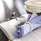 Napkin Nuances Blue 45x45 50% cotton - 50 % linen, , hi-res image number 2